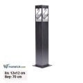 Ayaz 70x12 Bollard Park Bahçe Aydınlatma Çim Direği