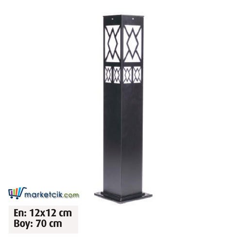 Ayaz 70x12 Bollard Park Bahçe Aydınlatma Çim Direği