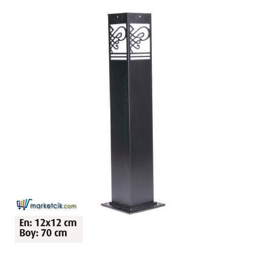 Ayaz 70x12 Bollard Park Bahçe Aydınlatma Çim Direği