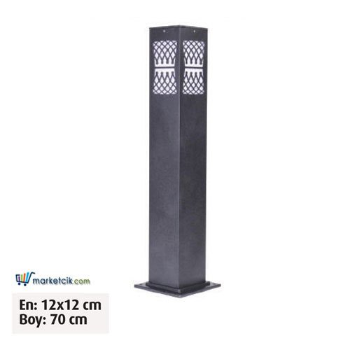 Ayaz 70x12 Bollard Park Bahçe Aydınlatma Çim Direği