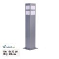 Ayaz 70x12 Bollard Park Bahçe Aydınlatma Çim Direği