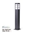 Ayaz 70x12 Bollard Park Bahçe Aydınlatma Çim Direği