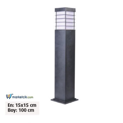 Ayaz 100x15 Bollard Park Bahçe Aydınlatma Çim Direği