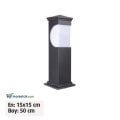 Ayaz 50x15 Bollard Çim ve Set Üstü Park Bahçe Aydınlatma Armatürü