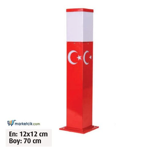 Ayaz 70x12 Bollard Park Bahçe Aydınlatma Çim Direği