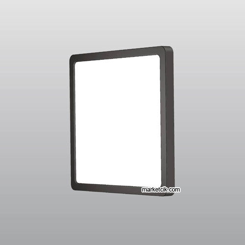 Ack 18 Watt Sıva Üstü Kare Siyah Kasa CCT Led Panel Armatür