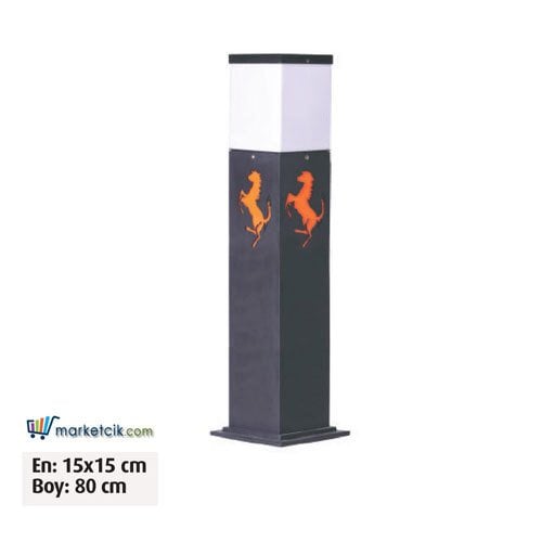 Ayaz 80x15 Bollard Park Bahçe Aydınlatma Çim Direği