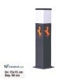 Ayaz 80x15 Bollard Park Bahçe Aydınlatma Çim Direği