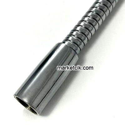İthal Kıvrımlı Spiral Aplik ve Masa Lambası Borusu 8 mm Parlak Krom Demir