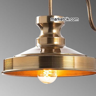 Marketcik Dekoratif Eskitme Retro Duvar Aplik