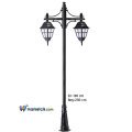 Ayaz 250x80 ABS Çıtalı Fenerli Park Bahçe Aydınlatma Direği
