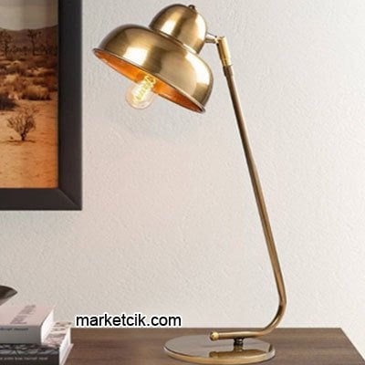 Marketcik Dekoratif Eskitme Retro Masa Lambası
