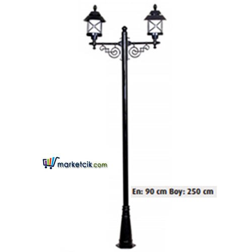 Ayaz 250x90 ABS Rumeli Fenerli Park Bahçe Aydınlatma Direği