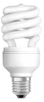 German E27 Duy 22 Watt Enerji Tasarruflu Spiral Ampul Beyaz Işık