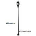Ayaz 250x85 ABS Sekizgen Fenerli Park Bahçe Aydınlatma Direği
