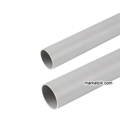 Mutlusan 3 Metrelik 20 lik Sert PVC Alev Yaymaz Boru, 102 Metre Paket