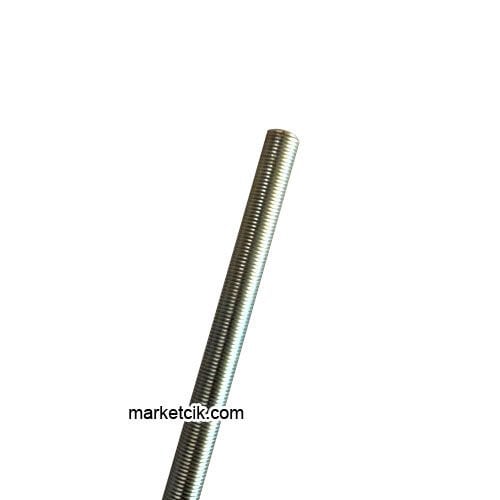 E14 ve E27 Duylar İçin G1/8 Tam Dişli Nipel Tij 1 metre