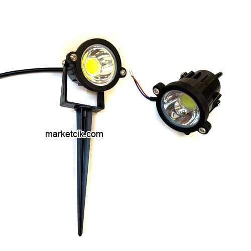 Marketcik 5 Watt Yeşil Led Işık Set Üstü-Kazıklı Çim Armatür