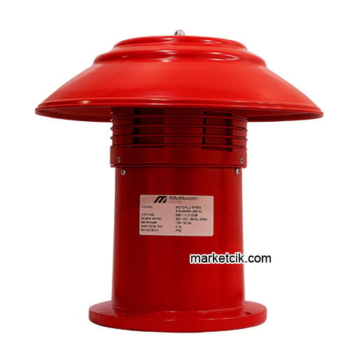Mutlusan Şapkalı AS3 Motorlu Siren 220 Volt 280Watt 130 db.