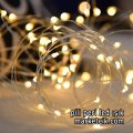 3 Metre Telli Peri Led Aydınlatma Işığı Dekoratif Pilli 20 Sarı Işık