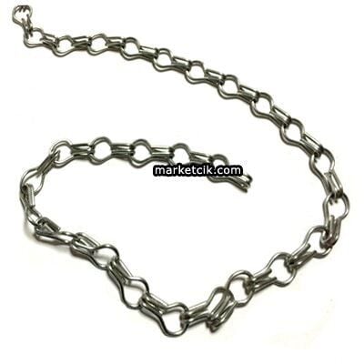 Marketcik Galvanizli Floresan Armatür Askı Zinciri 5 metre