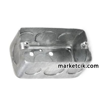 Ayaz 18lik 1/2 EMT Boru İçin Metal Dikdörtgen Buat Kutusu