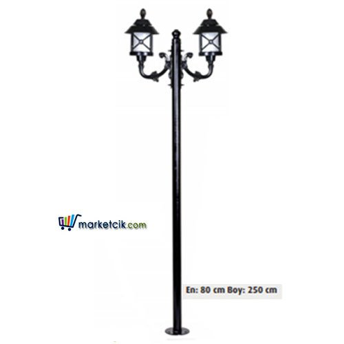 Ayaz 250x80 ABS Rumeli Fenerli Park Bahçe Aydınlatma Direği