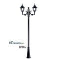 Ayaz 250x80 ABS Altıgen Fenerli Park Bahçe Aydınlatma Direği