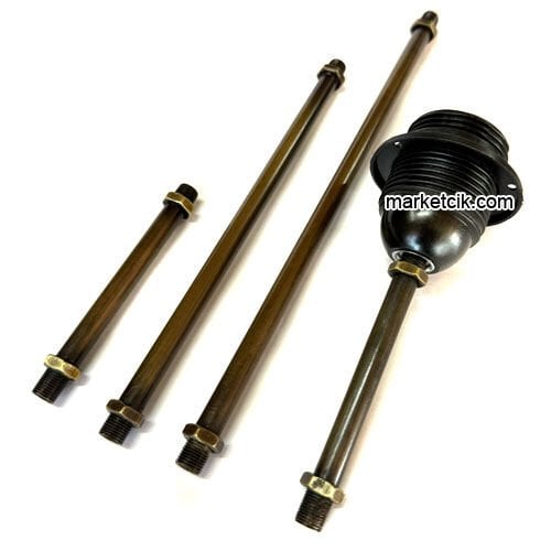 Eskitme Avize Masa Lambası Uzatma Borusu Tij 10-20-25-30 cm