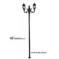 Ayaz 250x80 ABS Sekizgen Fenerli Park Bahçe Aydınlatma Direği