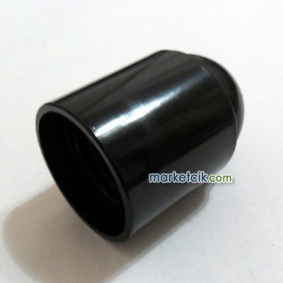 Marketcik E27 Siyah Bakalit İtalyan Duy, Standart Avize Ampul Duyu