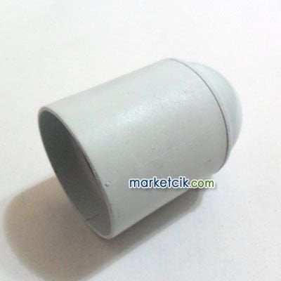 Marketcik Beyaz E27 İtalyan Düz Duy Dekoratif Standart Avize Ampul Duyu