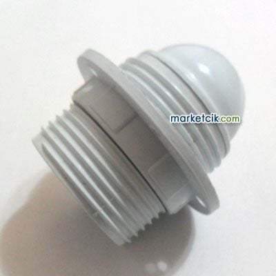 Marketcik Beyaz Rondelalı Tam Dişli E27 Duy, Standart Avize Duyu