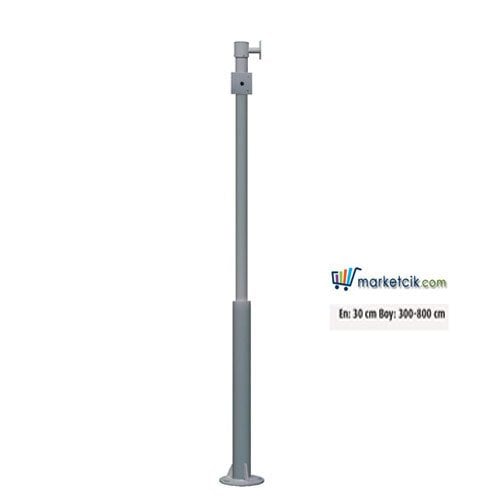 Ayaz 3 Metre 300x30 Dekoratif Park Bahçe Kamera Direği