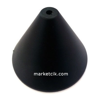 Marketcik Siyah Plastik Avize Rozans Kapağı