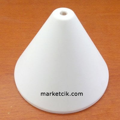 Marketcik Beyaz Plastik Avize Rozans Kapağı