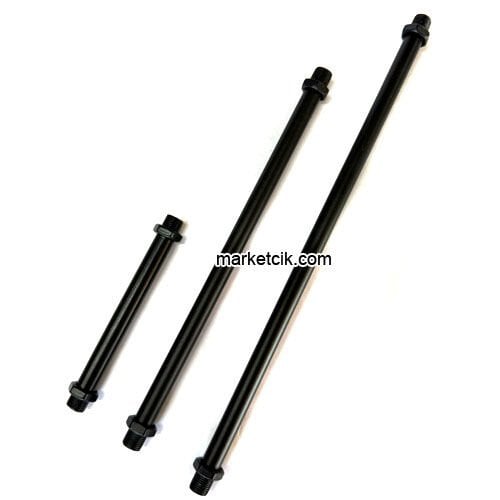 Siyah Avize Masa Lambası Uzatma Borusu Tij 10-20-25-30 cm