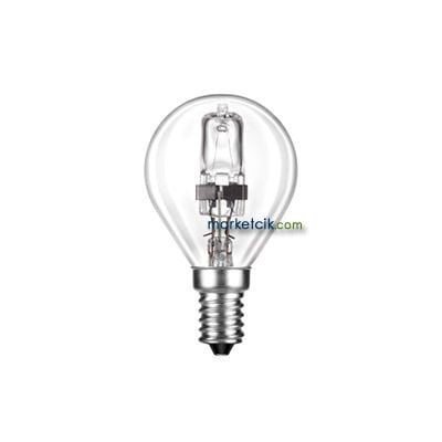 28 Watt E14 Klasik Normal Halojen Top Avize Ampulü, 40-50 Watt Işık
