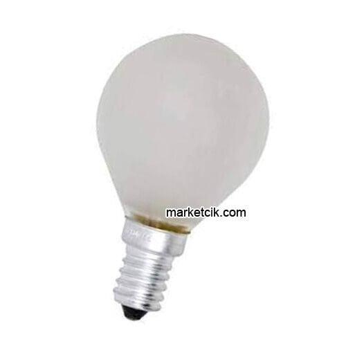 28 Watt E14 Klasik Normal Halojen Soft-Buzlu Top Avize Ampulü, 40-50 Watt Işık