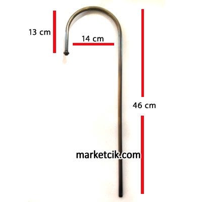 Eskitme Metal Masa Lambası Yapımı İçin Baston Boru