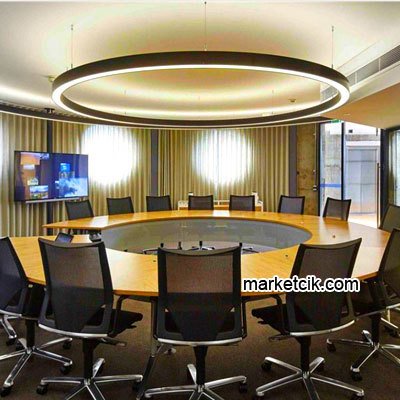 180 cm 180 Watt Sıva Üstü Günışığı Led Simit Linear Aydınlatma Armatürü Beyaz Kasa - 3000 Kalvin - Marketcik Depo Teslim