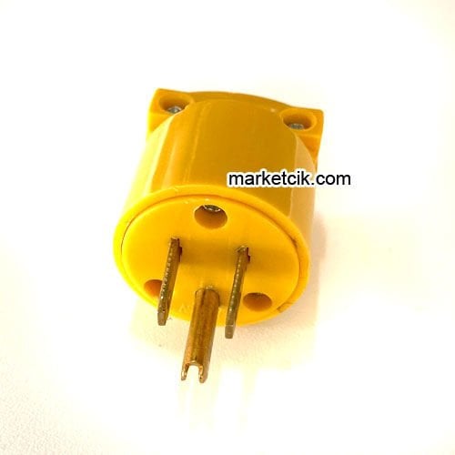 Marketcik Kablo Takılabilir Amerikan Fiş Sarı