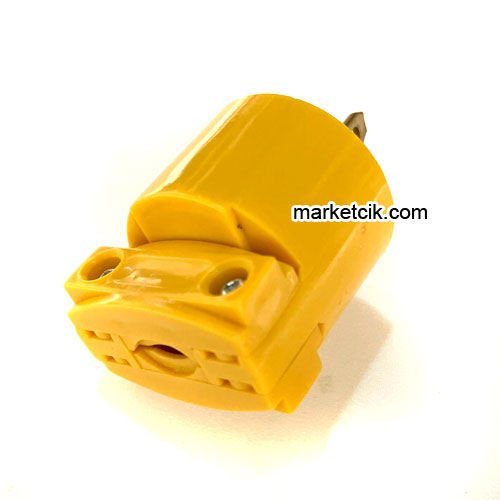 Marketcik Kablo Takılabilir Amerikan Fiş Sarı