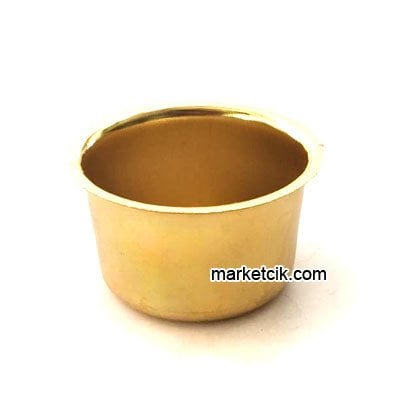 Marketcik E27 Metal Sarı Yarım Lale