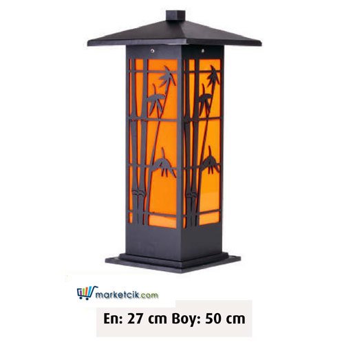 Ayaz 50x27 Bollard Park Bahçe Aydınlatma Çim Direği