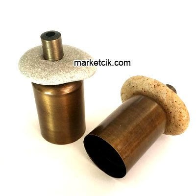 Marketcik Kablo Kilitli Dekoratif Taşlı Eskitme E27 Duy