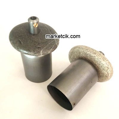 Marketcik Kablo Kilitli Dekoratif Taşlı Ham Metal E27 Duy