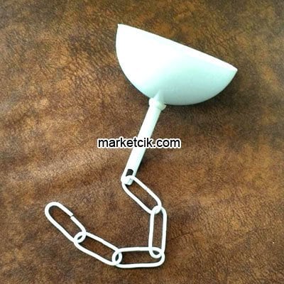 Avize İçin Beyaz Metal Rozans Tij Zincir Askı Takımı