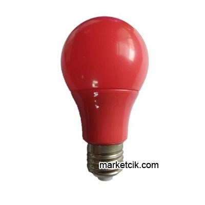 Marketcik Renkli Led Ampul Kırmızı 10 Watt E27 Duy
