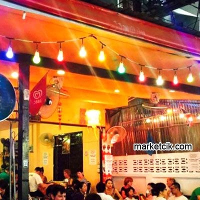 Marketcik Renkli Led Ampul Mavi 10 Watt E27 Duy